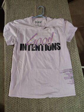 NAV X VLONE GOOD INTENTIONS Doves Tee Size M